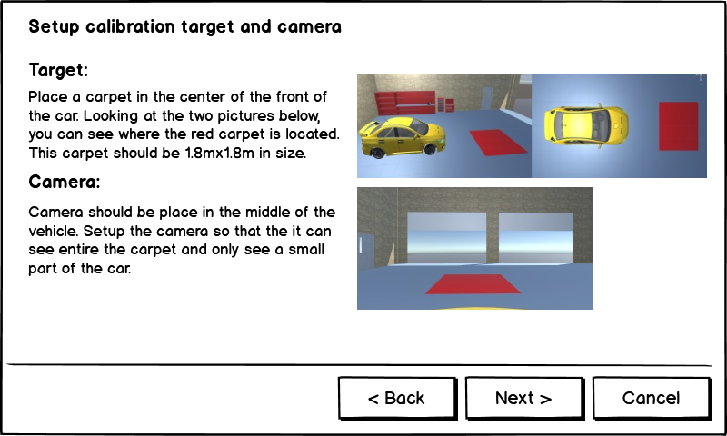 Figure 17. UI - Instruction screen